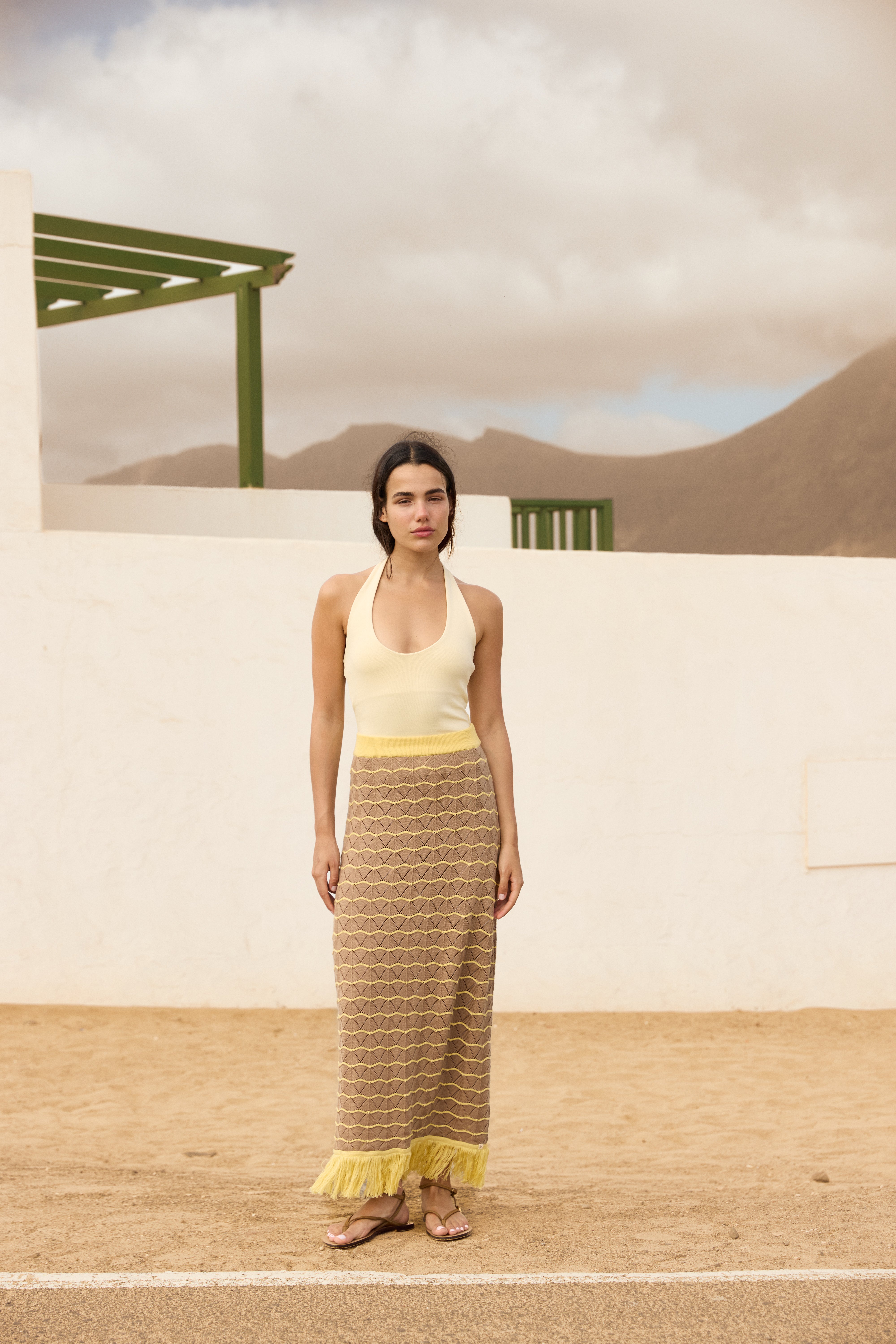 CAMARIA LATTE SKIRT