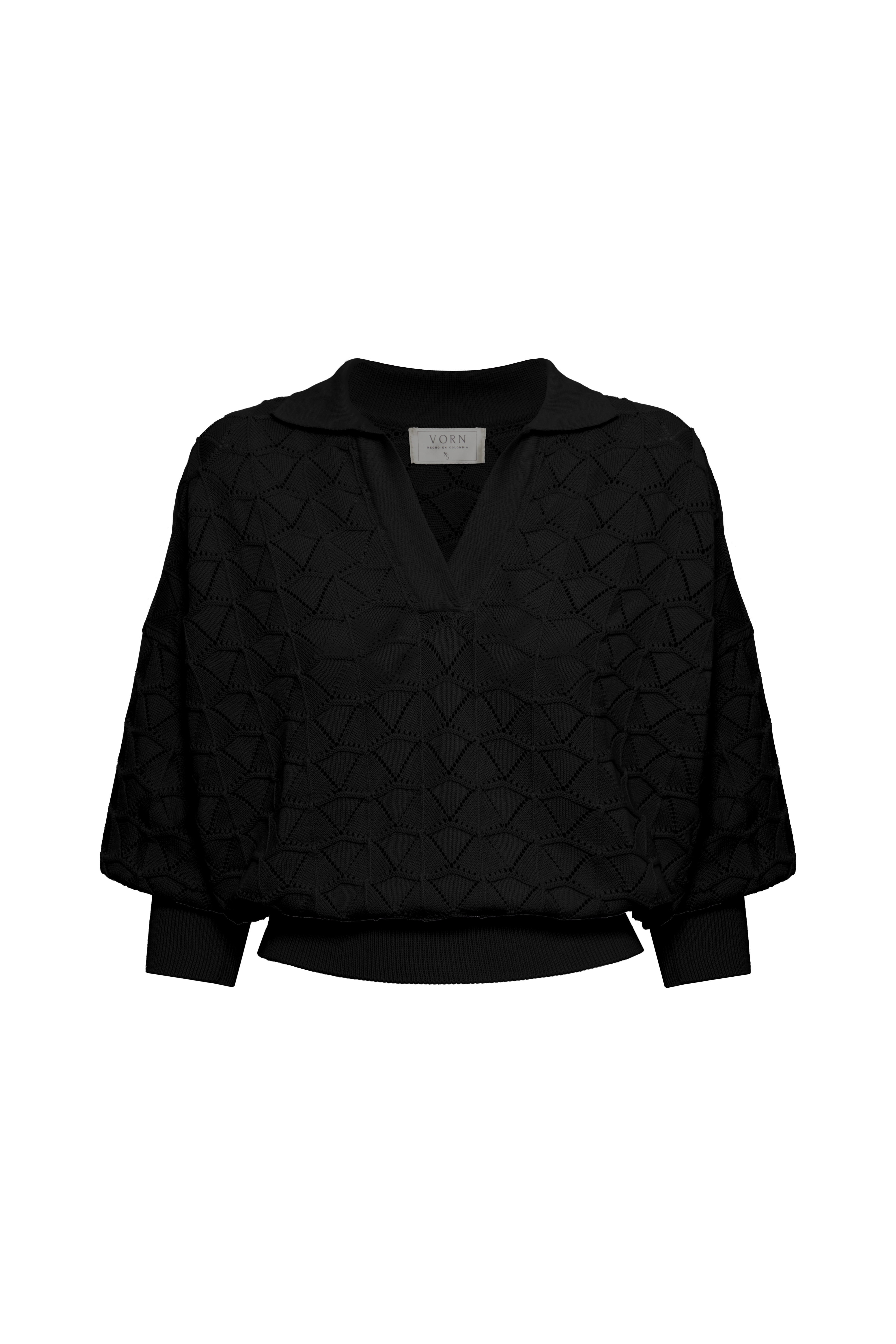 BROMELIA BLACK SWEATER