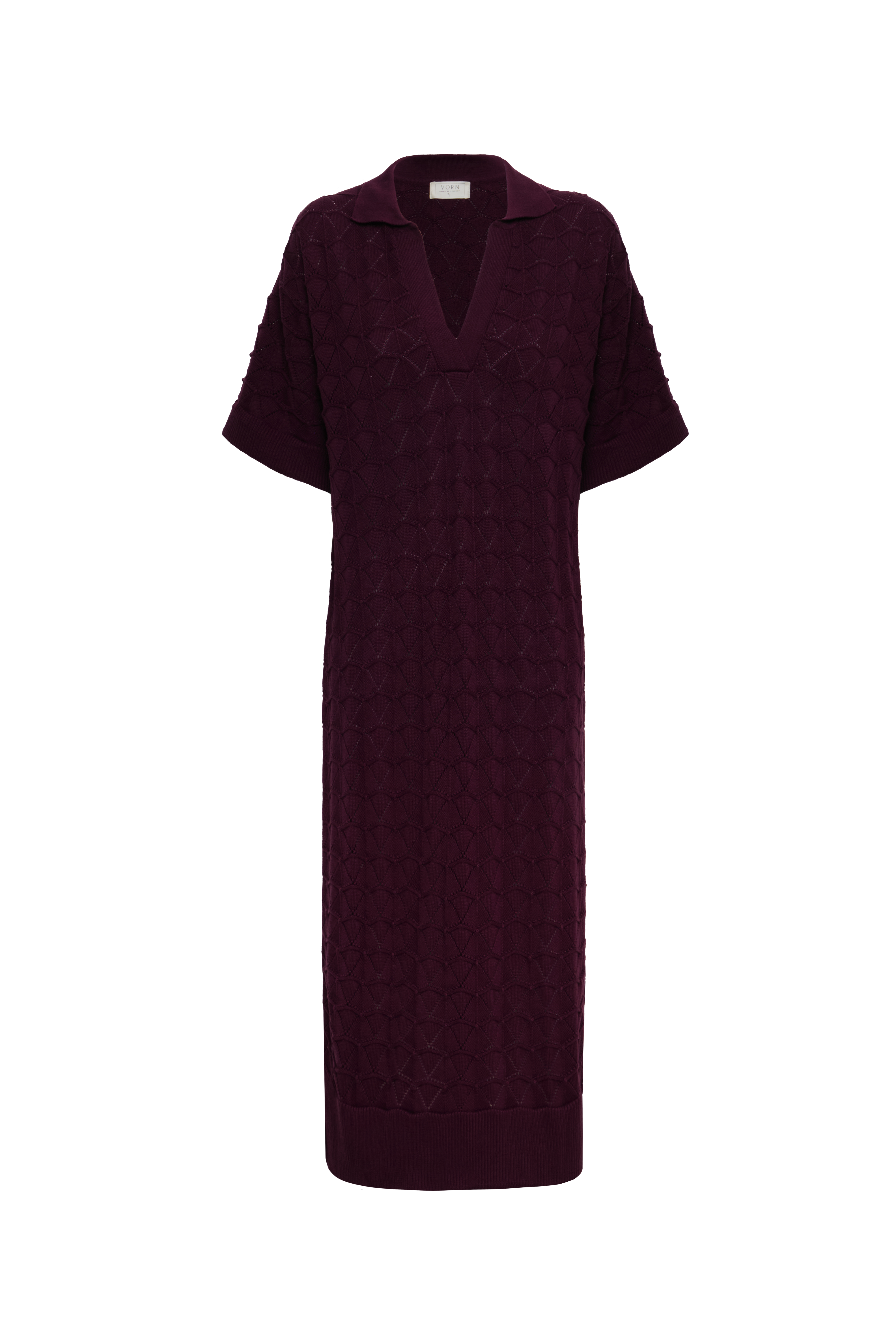 VALLARTA BURGUNDY DRESS