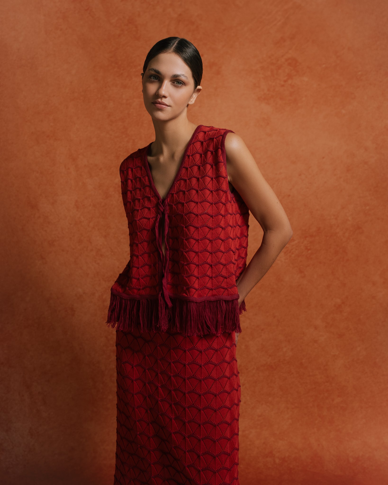 CAMARIA GARNET SKIRT
